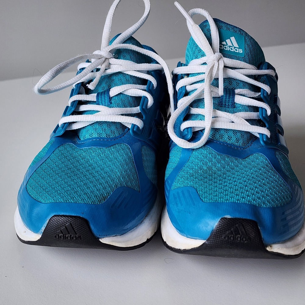 Adidas Duramo Running Shoes Womens 9 Cloudfoam Athletic Sneakers Turquoise Shoes - Picture 13 of 16